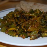 Bhindi masala – indisk hovedrett med en tropisk grønnsak